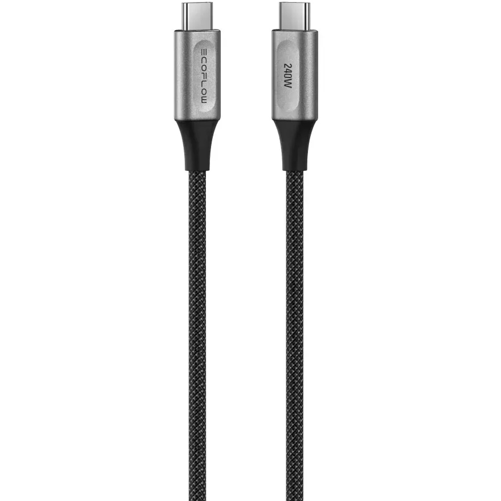 Кабель ECOFLOW RAPID Pro USB-C - USB-C  240W 1.8 м Black (EFA-240W-C-C-CABLE-EU)