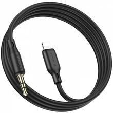 Кабель BOROFONE BL18 Lightning - аудіо 3,5 мм 1м Black (6941991101045)