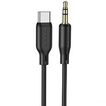 Кабель BOROFONE BL18 USB Type-C - аудіо 3,5 мм 1м Black (6941991101069)