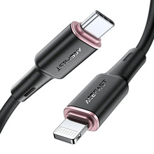 Кабель ACEFAST C2-01 USB Type-C - Lightning 3A 20W 1.2м Black (6974316280644)