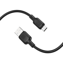 Кабель BOROFONE BX113 Lenny USB - Micro USB 1м Black (6941991115417)