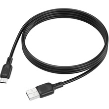 Кабель BOROFONE BX113 Lenny USB - Micro USB 1м Black (6941991115417)