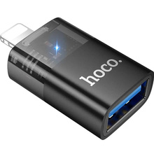 Адаптер HOCO UA36 USB - Lightning OTG Black (6942007647151)