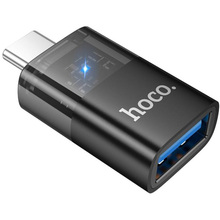 Адаптер HOCO UA36B USB Type-C - USB OTG Black (6942007647199)