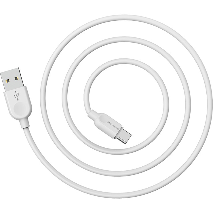 Кабель BOROFONE BX14 LinkJet USB - USB Type-C 2 м White (6957531090021) Тип USB - USB Type-С