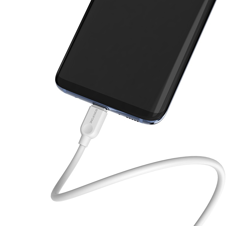 Внешний вид Кабель BOROFONE BX14 LinkJet USB - USB Type-C 2 м White (6957531090021)