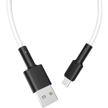 Кабель BOROFONE BX31 Soft silicone USB - micro-USB 1 м White (6931474710383)
