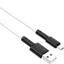 Кабель BOROFONE BX31 Soft silicone USB - micro-USB 1 м White (6931474710383)