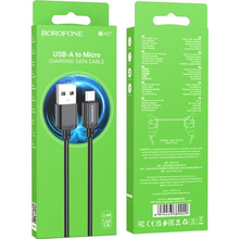 Кабель BOROFONE BX87 Sharp USB - micro-USB 1 м Black (6974443389029)
