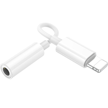 Адаптер BOROFONE BV21 Genuine Lightning - AUX 3.5 мм 8.2 см White