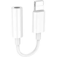 Адаптер BOROFONE BV21 Genuine Lightning - AUX 3.5 мм 8.2 см White