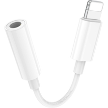 Адаптер BOROFONE BV21 Genuine Lightning - AUX 3.5 мм 8.2 см White