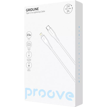 Кабель PROOVE GridLine USB Type-C - Lightning 27W 1 м White (CCGL27002102)