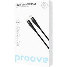 Кабель PROOVE Light Silicone Plus USB Type-C - Lightning 27W 1 м Black (CCLS27002101)