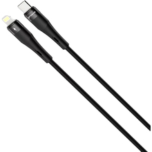 Кабель PROOVE Light Silicone Plus USB Type-C - Lightning 27W 1 м Black (CCLS27002101)