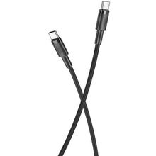 Кабель XO NBQ199 USB Type-C - USB Type-C 100W 1 м Black (NBQ199_C_Black)