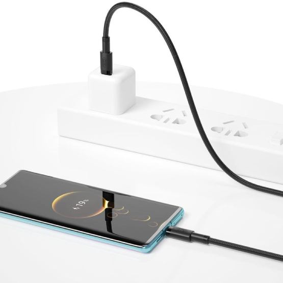 Кабель XO NBQ199 USB Type-C - USB Type-C 100W 1 м Black (NBQ199_C_Black) Довжина 1