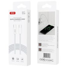 Кабель XO NBQ260B USB Type-C - USB Type-C 60W 1,5 м White (NBQ260B_С_White)