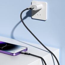 Кабель XO NBQ264A USB Type-C - USB Type-C 240W 1 м Black (NBQ264A_С_Black)