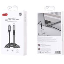 Кабель XO NBQ264A USB Type-C - USB Type-C 240W 2 м Black (NBQ264B_C_Black) Кабель XO NBQ264A USB Type-C - USB Type-C 240W 2 м Black (NBQ264B_C_Black)