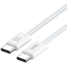Кабель XO NBQ273 USB Type-C - USB Type-C 60W 1 м White (NBQ273_C_White)