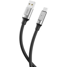 Кабель XO NB251 USB - USB Type-C 6A 1m Black (NB251_C_Black)