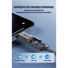 Кабель XO NB275 USB Type-C/USB-A - USB Type-C/Lightning 4-in-1 60W 1m Gray (NB275_4-in-1_Gray)