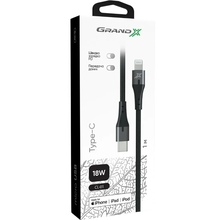 Кабель GRAND-X TypeC-Lightning PD 1 м (CL-01)
