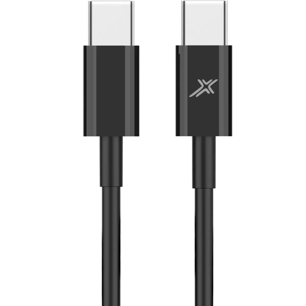 Кабель GRAND-X 60W Type-C 1 м Black (CC-03B)