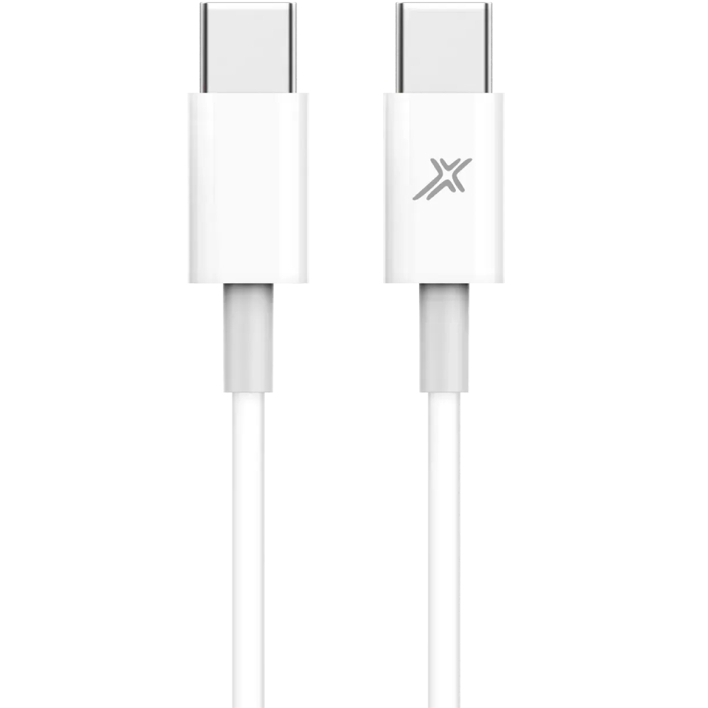 Кабель GRAND-X Type-C - Type-C 60W 1 м White (CC-03W)