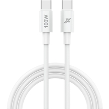 Кабель GRAND-X Type-C - Type-C 100W 1м White (CC-100W)