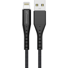 Кабель GRAND-X USB - Lightning 2,4A 1.2 м Black (FL-12В)