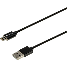Кабель GRAND-X USB - Lightning 1 м Black  (МG-01L)