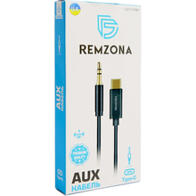 Кабель REMZONA AUX USB Type-C - 3.5 мм 1 м Black (CJС1-01BK)