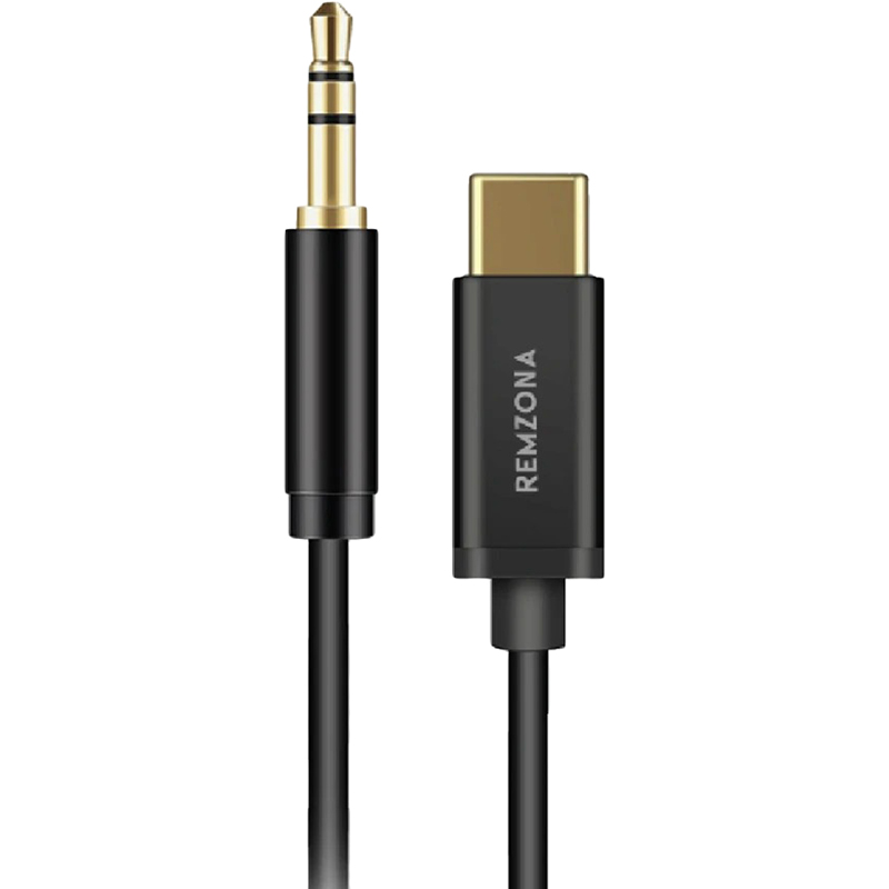 Кабель REMZONA AUX USB Type-C - 3.5 мм 1 м Black (CJС1-01BK)