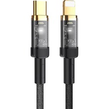 Кабель REMZONA USB Type-C - Lightning 1 м Black (CCL1-02BK) Кабель REMZONA USB Type-C - Lightning 1 м Black (CCL1-02BK)