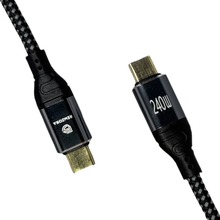 Кабель REMZONA USB Type-C - USB Type-C 240W 1.5 м Black (CCC15-05BK)