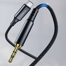 Кабель CHOETECH USB Type-C - аудио 3,5 мм 1.0 м Black (AUX006)