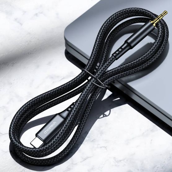 Кабель CHOETECH USB Type-C - аудио 3,5 мм 1.0 м Black (AUX006) Длина 1