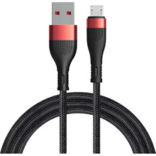 Кабель Remzona USB-A - Micro-USB 18W CUM2-03BK 2 м Black (6958729012030) Кабель Remzona USB-A - Micro-USB 18W CUM2-03BK 2 м Black (6958729012030)