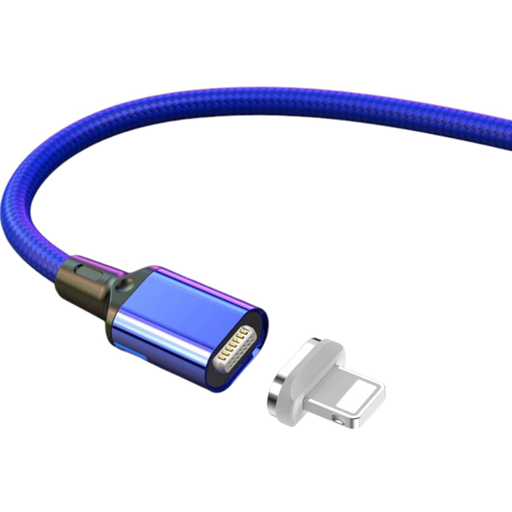 Кабель Remzona Lightning 18W 3A CUL1M-02BL 1 м Blue (6958729012061) Додатково Матеріал: Нейлонова обплетення. Швидкість передачі: 480Mbps. Вихідний струм: 3 А