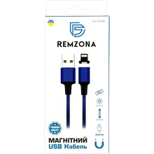 Кабель Remzona Lightning 18W 3A CUL1M-02BL 1 м Blue (6958729012061)