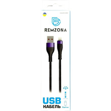 Кабель Remzona Lightning 0.25 м 18W CUL025-03BK Black (6958739012426)