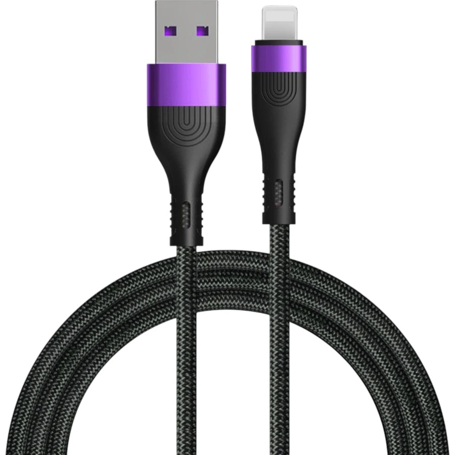 Кабель Remzona Lightning 18W CUL05-03BK 0.5 м Black (6958739012457)