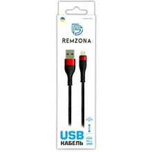 Кабель Remzona USB-A - Micro-USB 18W CUM05-03BK 0.5 м Black (6958739012464) Кабель Remzona USB-A - Micro-USB 18W CUM05-03BK 0.5 м Black (6958739012464)