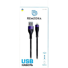 Кабель Remzona Lightning 18W CUL1-03BK 1 м Black (6958739012488)