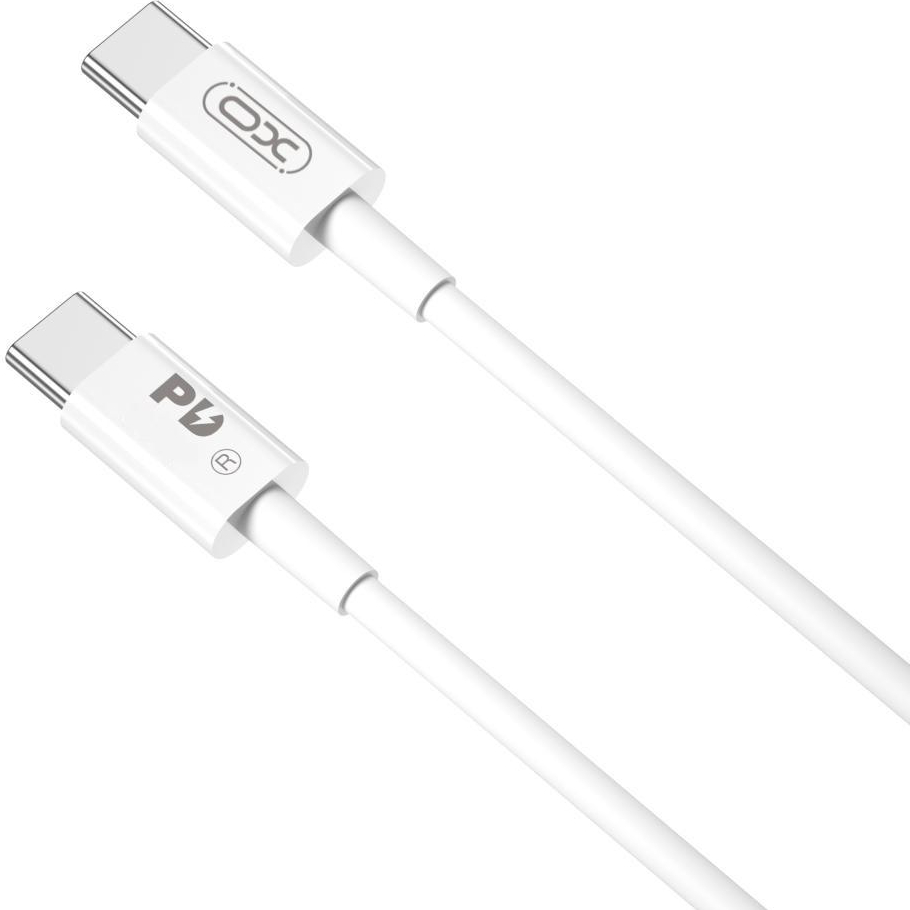 Кабель XO CB-Q100-2CC USB Type-C - USB Type-C 2 м White
