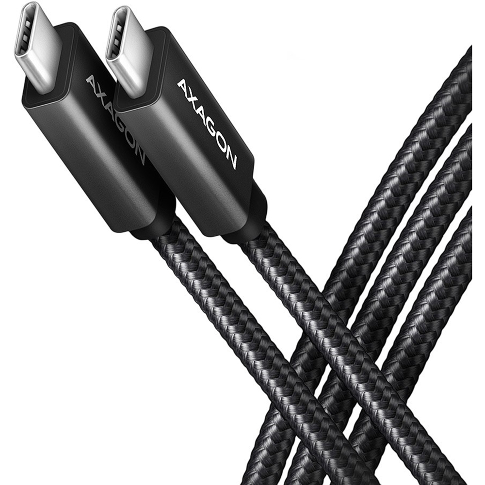 Кабель AXAGON USB Type-C - USB Type-C 1 м Black (BUCM32-CM10AB)