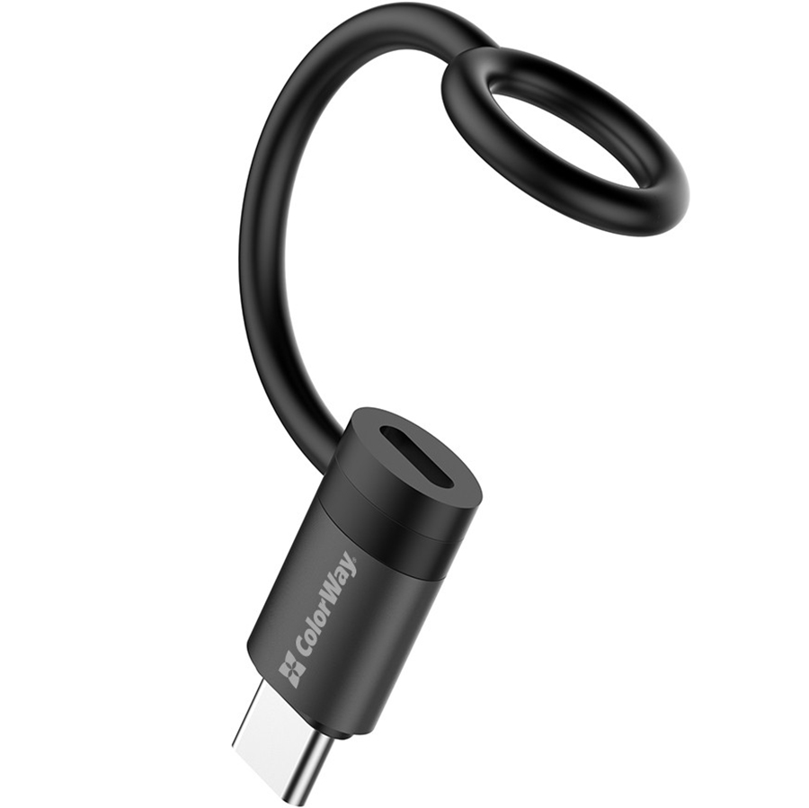 Адаптер-перехідник COLORWAY USB-C To Lightning Black (CW-AD-CL2) Тип USB Type-С - Lightning