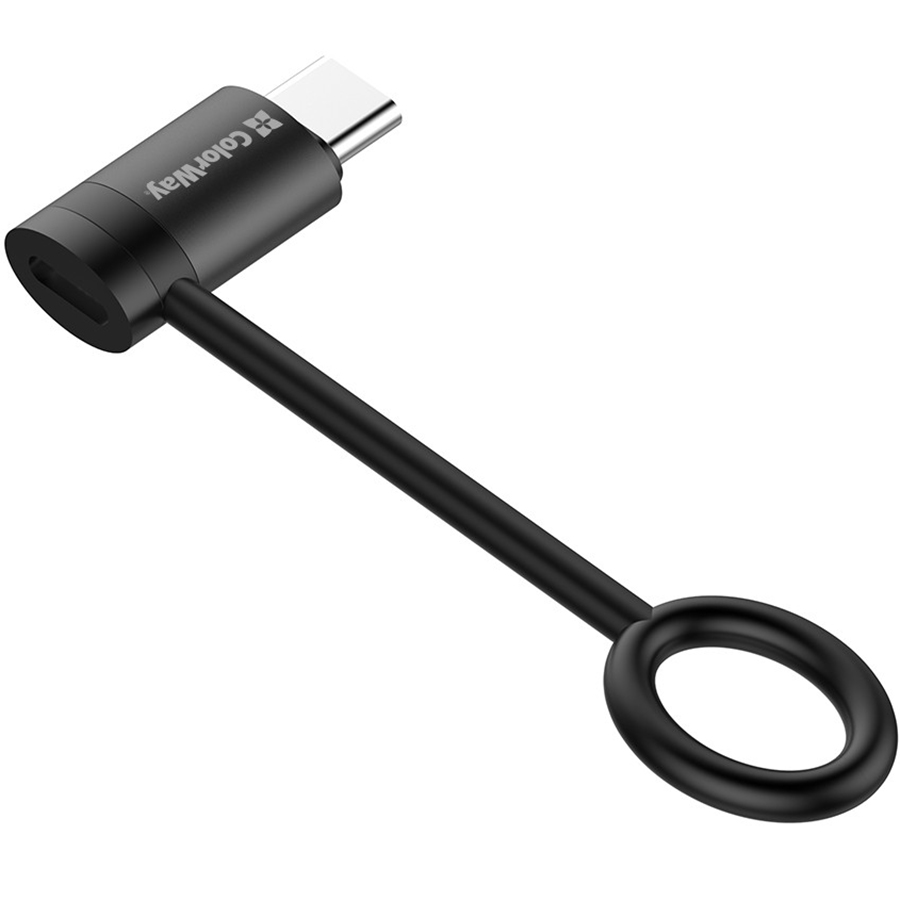Адаптер-перехідник COLORWAY USB-C To Lightning Black (CW-AD-CL2) Підсвітка False